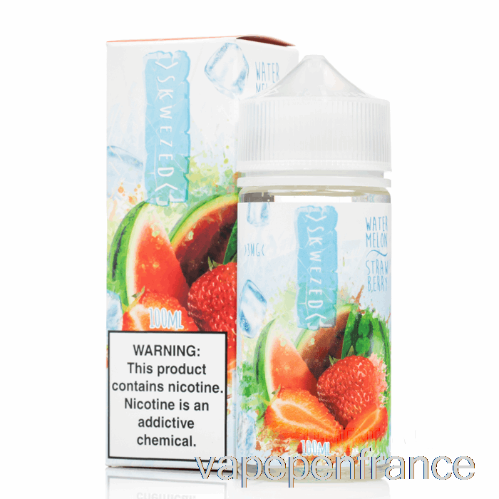 Fraise Pastèque Glacée - Skwezed - Stylo Vape 100 Ml 3 Mg